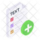 Add Text Icon
