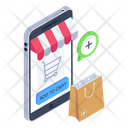 Add To Cart Add To Shopping Mobile Shopping Icon