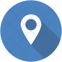 Address Blue Location Icon