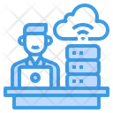 Admin Cloud Server Icon