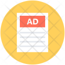 Ads Paper Classifieds Icon
