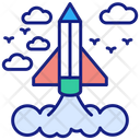Adventure Spacecraft Launch Icon
