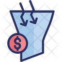 Advertising Process Business Management Marketing Funnel Icon