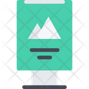 Advertising Stand Billboard Banner Stand Icon