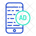 Advertising Text Icon