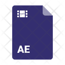 Ae File Document Icon