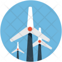 Aerogenerator Whirligig Wind Icon