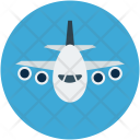 Aeroplane Airbus Airliner Icon