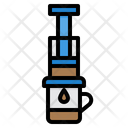 Aeropress Brew Coffee Maker Icon