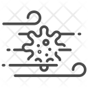 Aerosol Airborne Virus Icon