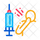 Syringe Man Fear Icon