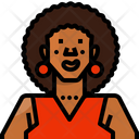 Avatar African Woman Icon