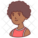Afro Man Icon