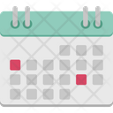 Agenda Calendar Chronology Icon
