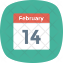 Agenda Calendar Date Icon