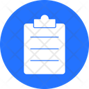 Agenda Clipboard List Document Icon