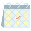 Agenda Schedule Calendar Icon