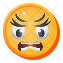 Aggressive Emoji Icon