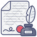 Agreement Signature Treaty Icon