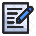Business Management Writing Icon