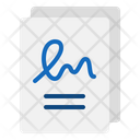 Agreement Document Agreement Document Icon