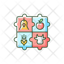 Agricultural Farmer Cooperative Icon