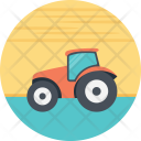 Agriculture Transport Tractor Icon