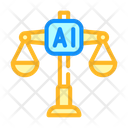 Scales Artificial Intelligence Icon