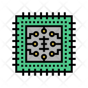 Micro Chip Color Icon