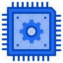 Chip Artificial Intelligence Ai Gear Icon