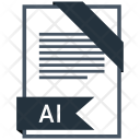 Ai Format Document Icon