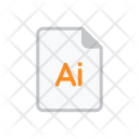 Ai File Illustrator Icon