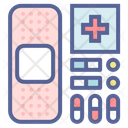 Aid Pills Bandage Icon