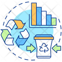 Zero Waste Reuse Recycle Icon