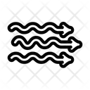 Air Flow Icon - Download in Line Style
