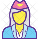 Air Hostess Icon