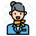 Air Hostess Icon
