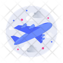 Air Shipping Flight Delivery Icon
