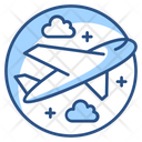 Air Shipping Ship By Air Delivery Service Icon