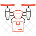 Airdrone Copter Delivery Icon