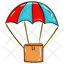 Airdrop Parachute Air Shipping Icon