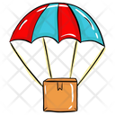 Airdrop Parachute Air Shipping Icon