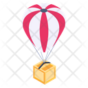 Parachute Freight Parachute Delivery Airdrop Icon