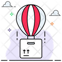 Drop Delivery Parachute Delivery Airdrop Icon