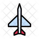 Airjet Fighter Plane Icon