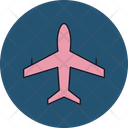 Airplane Delivery Logistics Icon
