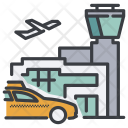 Airport Terminlal Trip Icon