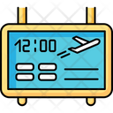 Airport Terminal Timetable Icon