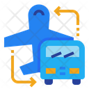 Airport Shuttle Service Icon