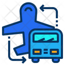 Airport Shuttle Service Icon